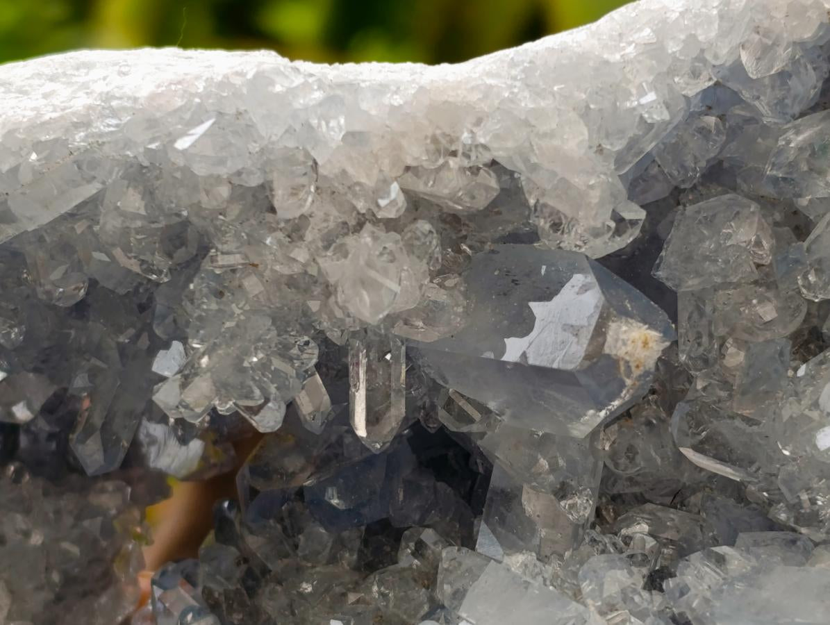 Natural Blue Celestite Specimens x 3 From Sakoany, Madagascar