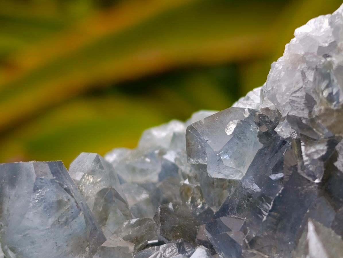 Natural Blue Celestite Specimens x 3 From Sakoany, Madagascar - Toprock Gemstones and Minerals 