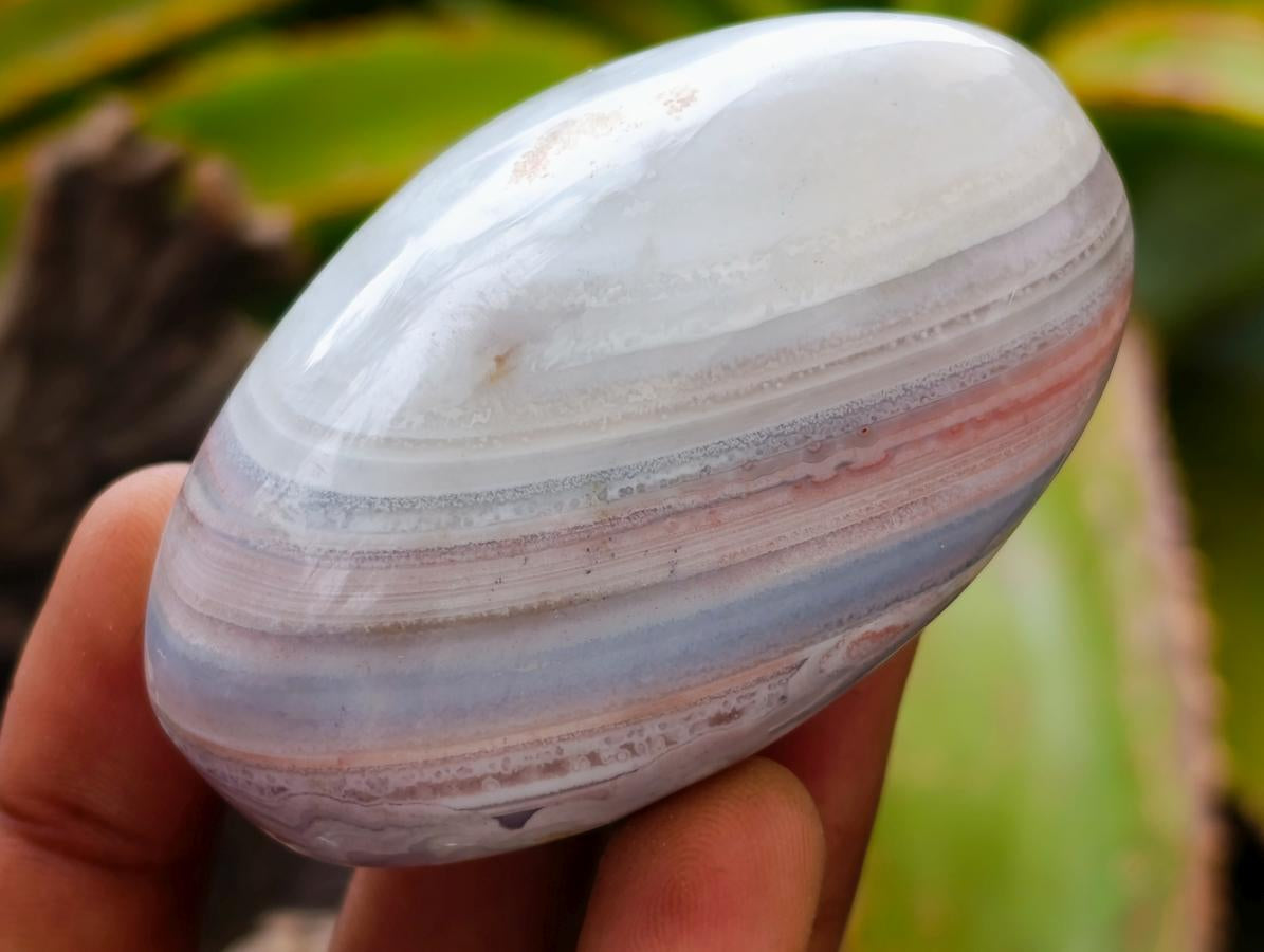 Polished Red Shashe River Agate Galets x 13 From Shashe River, Zimbabwe