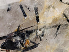Polished Quartz Crystals With Tourmalinated Inclusions x 2 From Madagascar