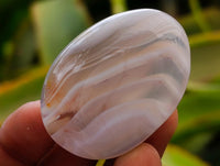 Polished Dendritic Agate Galets x 35 From Moralambo, Madagascar