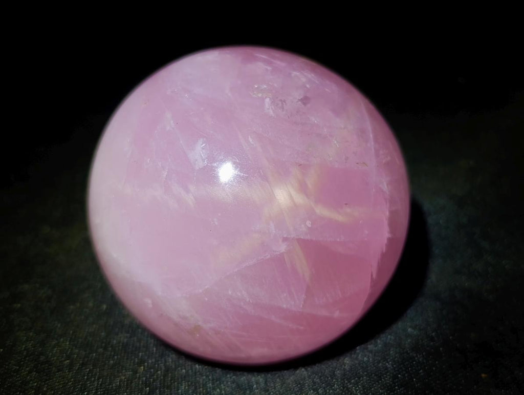 Polished Gemmy Star Rose Quartz Spheres x 6 From Madagascar