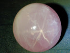 Polished Gemmy Star Rose Quartz Spheres x 6 From Madagascar