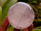 Polished Gemmy Star Rose Quartz Spheres x 6 From Madagascar