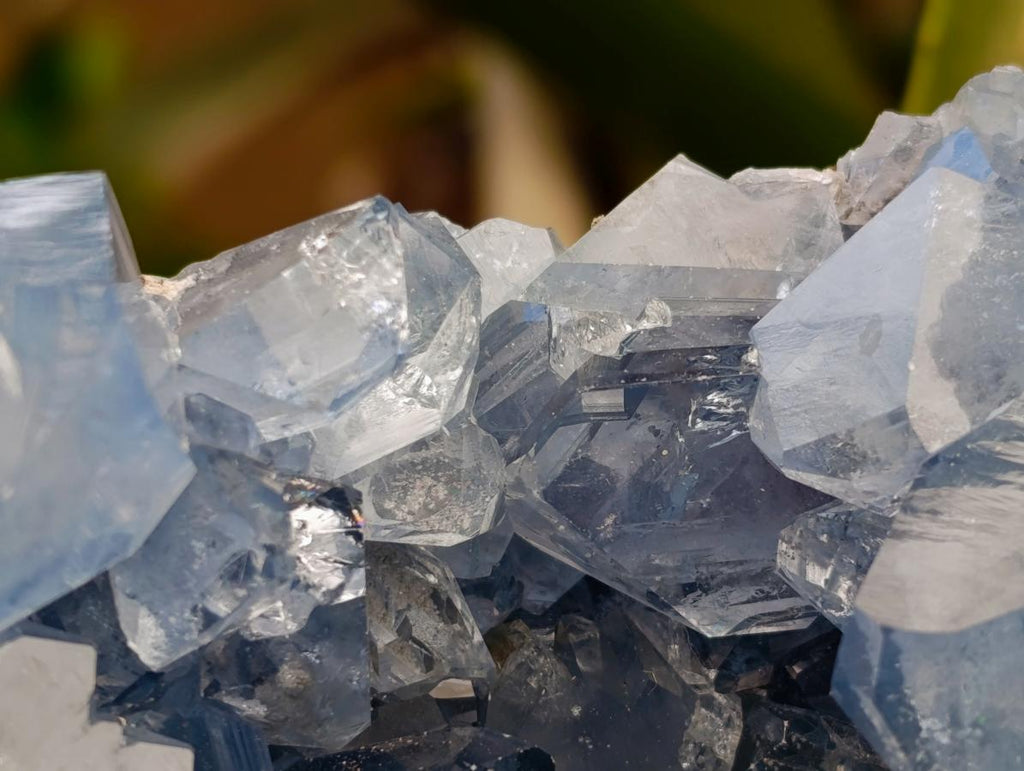Natural Blue Celestite Geode Specimen x 1 From Sakoany, Madagascar