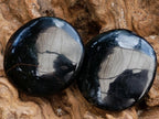 Polished Black Tourmaline Galets x 35 From Madagascar