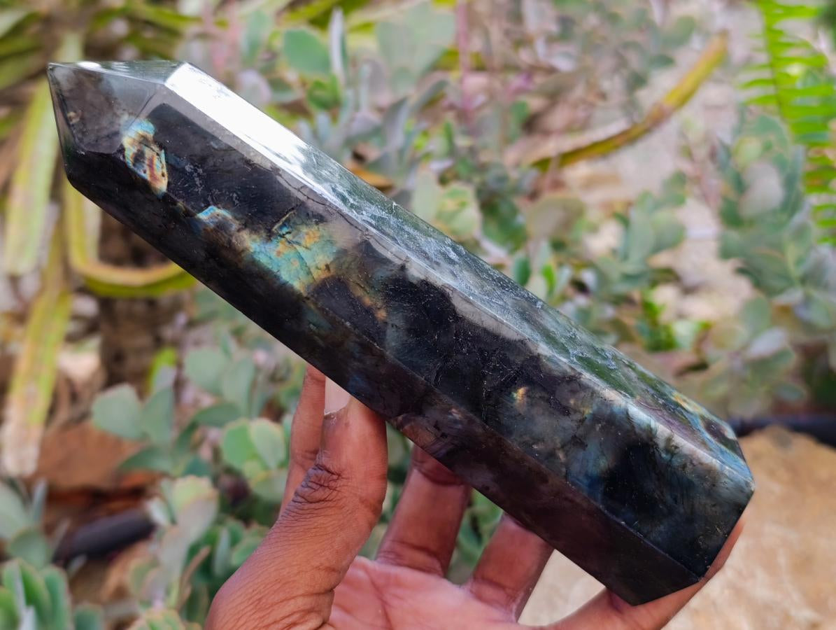 Polished Labradorite Display Crystals x 3 From Madagascar