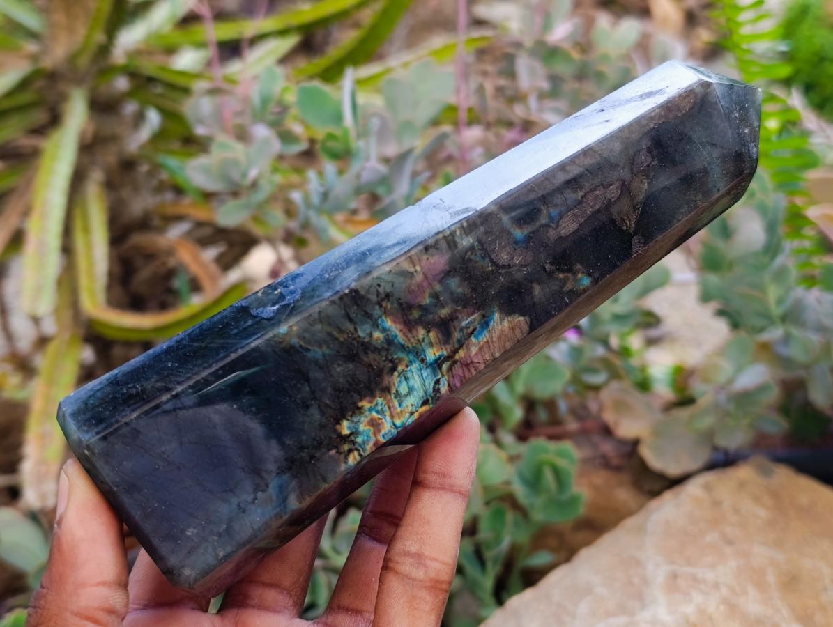 Polished Labradorite Display Crystals x 3 From Madagascar