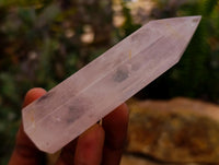 Polished Gemmy Rose Quartz Crystals x 12 From Madagascar
