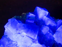 Natural Cubic Green Fluorite Cluster Specimens x 3 From Mandrosonoro, Madagascar