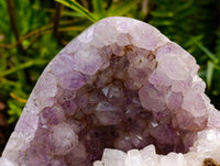 Polished Agate Amethyst Geodes x 3 From Maintirano, Madagascar