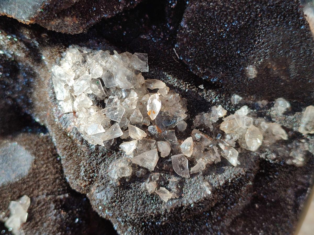 Polished XL Septerye Sauvage "Dragons Egg" Geode Standing Free Form x 1 From Mahajanga, Madagascar