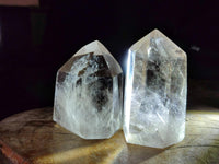 Polished Phantom Smokey Quartz Crystals x 6 From Madagascar