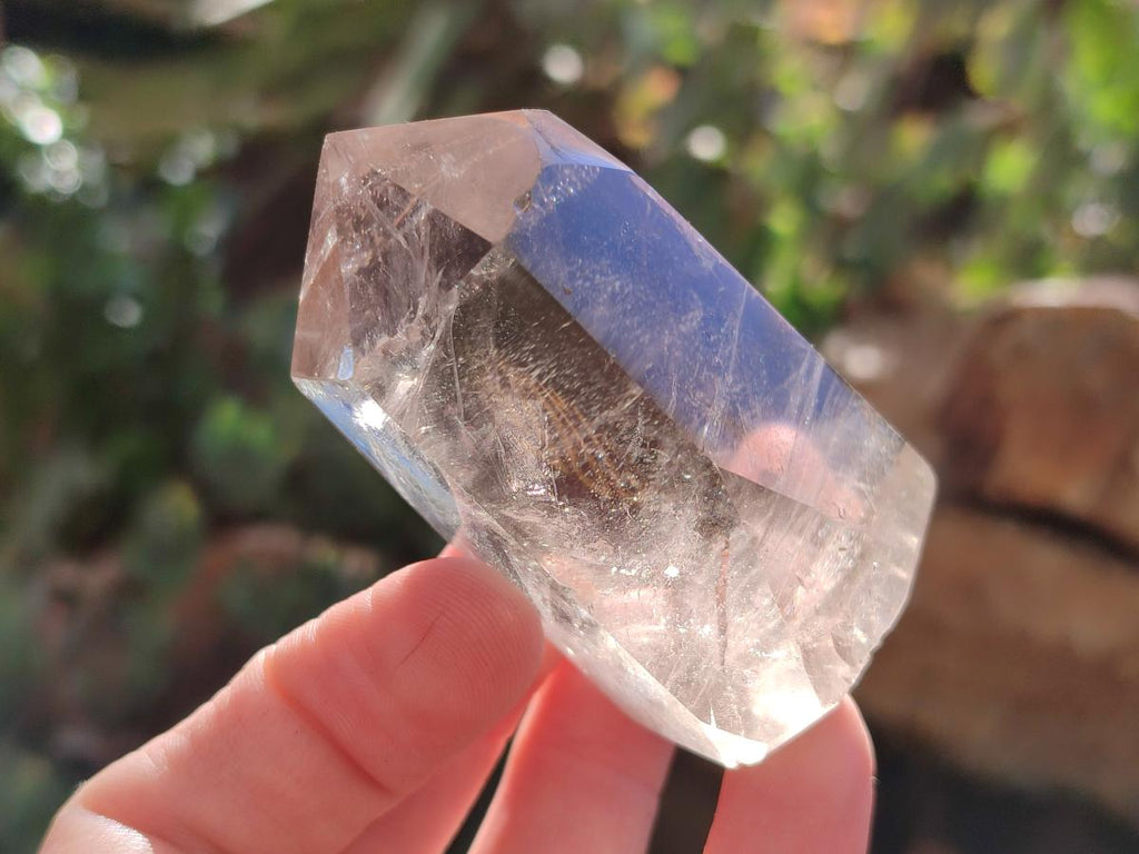 Polished Phantom Smokey Quartz Crystals x 6 From Madagascar