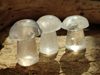 Polished Clear Quartz Mushrooms x 20 From Madagascar