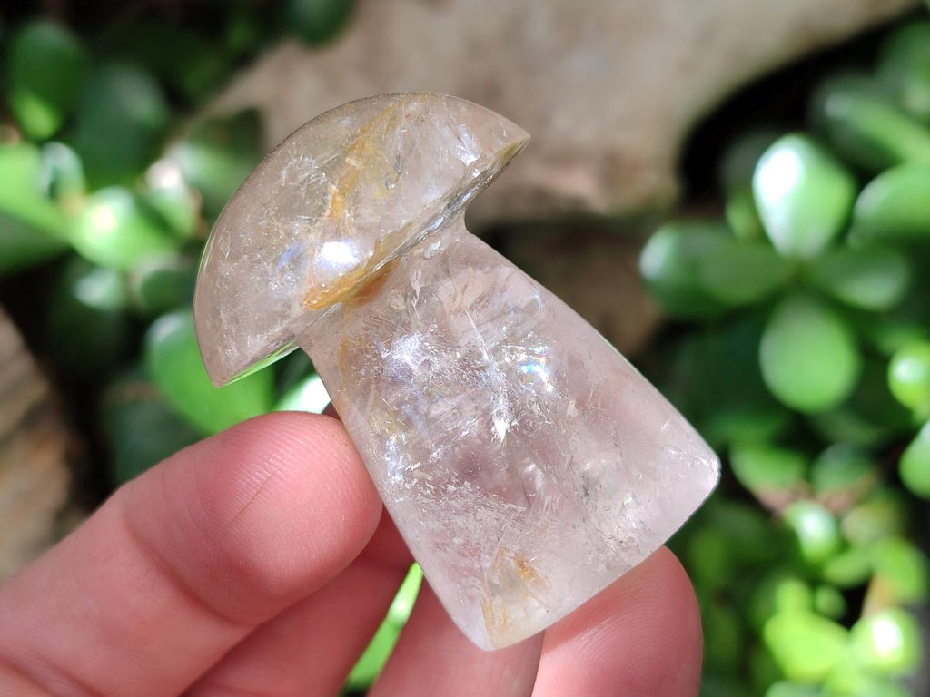 Polished Clear Quartz Mushrooms x 20 From Madagascar