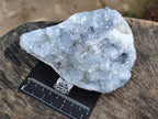 Natural Blue Celestite Geode Specimens x 2 From Sakoany, Madagascar