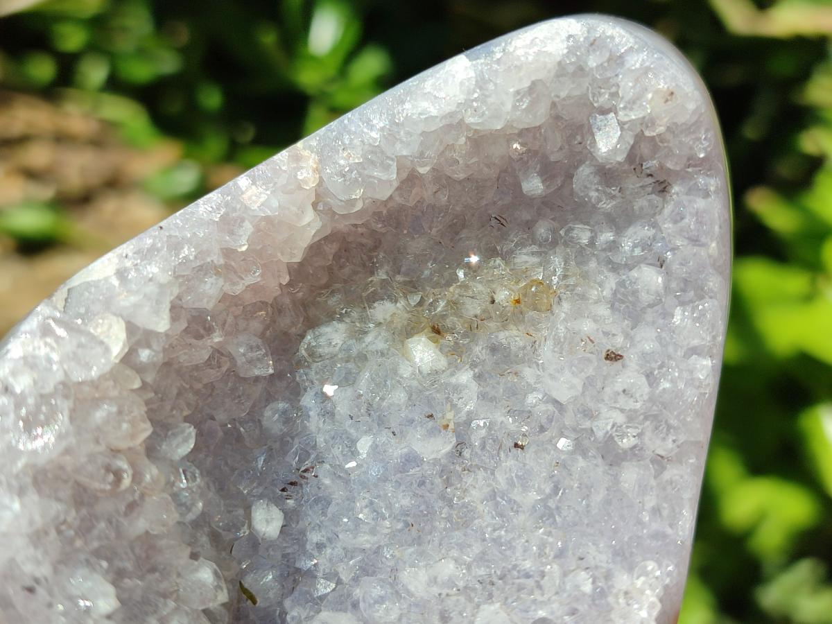 Polished Agates with Crystalline Geodes x 6 From Maintirano, Madagascar