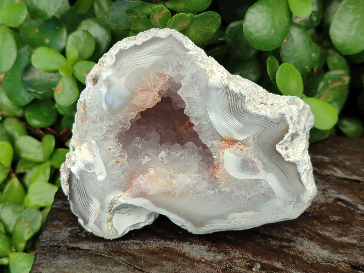Polished Agates with Crystalline Geodes x 6 From Maintirano, Madagascar