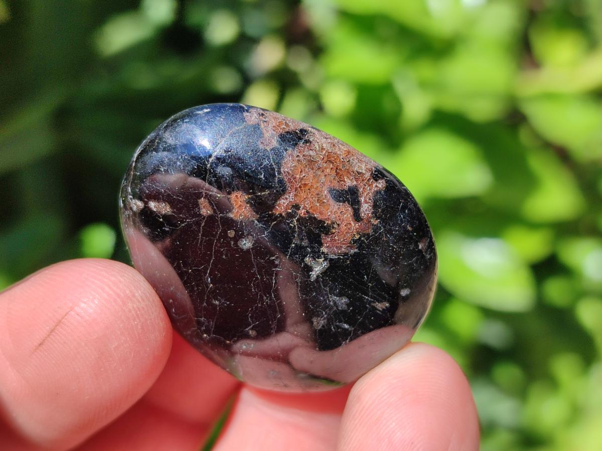 Polished Mini Black Tourmaline Free Forms x 35 From Madagascar