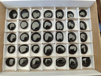 Polished Mini Black Tourmaline Free Forms x 35 From Madagascar