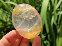 Polished Golden Healer Quartz Crystal Galets x 12 From Ambatofinandrahana, Madagascar