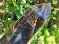 Polished Wispy Smokey Quartz Crystals x 2 From Madagascar