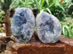 Natural Blue Celestite Specimens x 4 From Sakoany, Madagascar