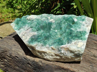 Natural Cubic Green Fluorite Cluster Specimen x 1 From Mandrosonoro, Madagascar