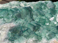 Natural Cubic Green Fluorite Cluster Specimen x 1 From Mandrosonoro, Madagascar