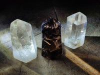 Polished Smokey Quartz Crystals x 12 From Madagascar