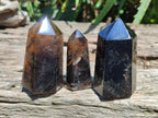 Polished Smokey Quartz Crystals x 12 From Madagascar