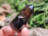 Polished Smokey Quartz Crystals x 12 From Madagascar