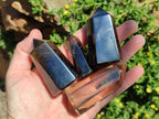 Polished Smokey Quartz Crystals x 12 From Madagascar