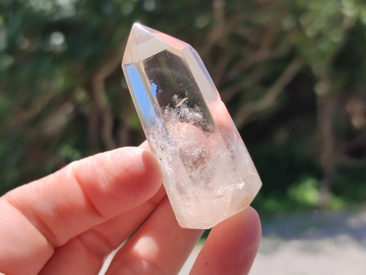 Polished Smokey Quartz Crystals x 12 From Madagascar