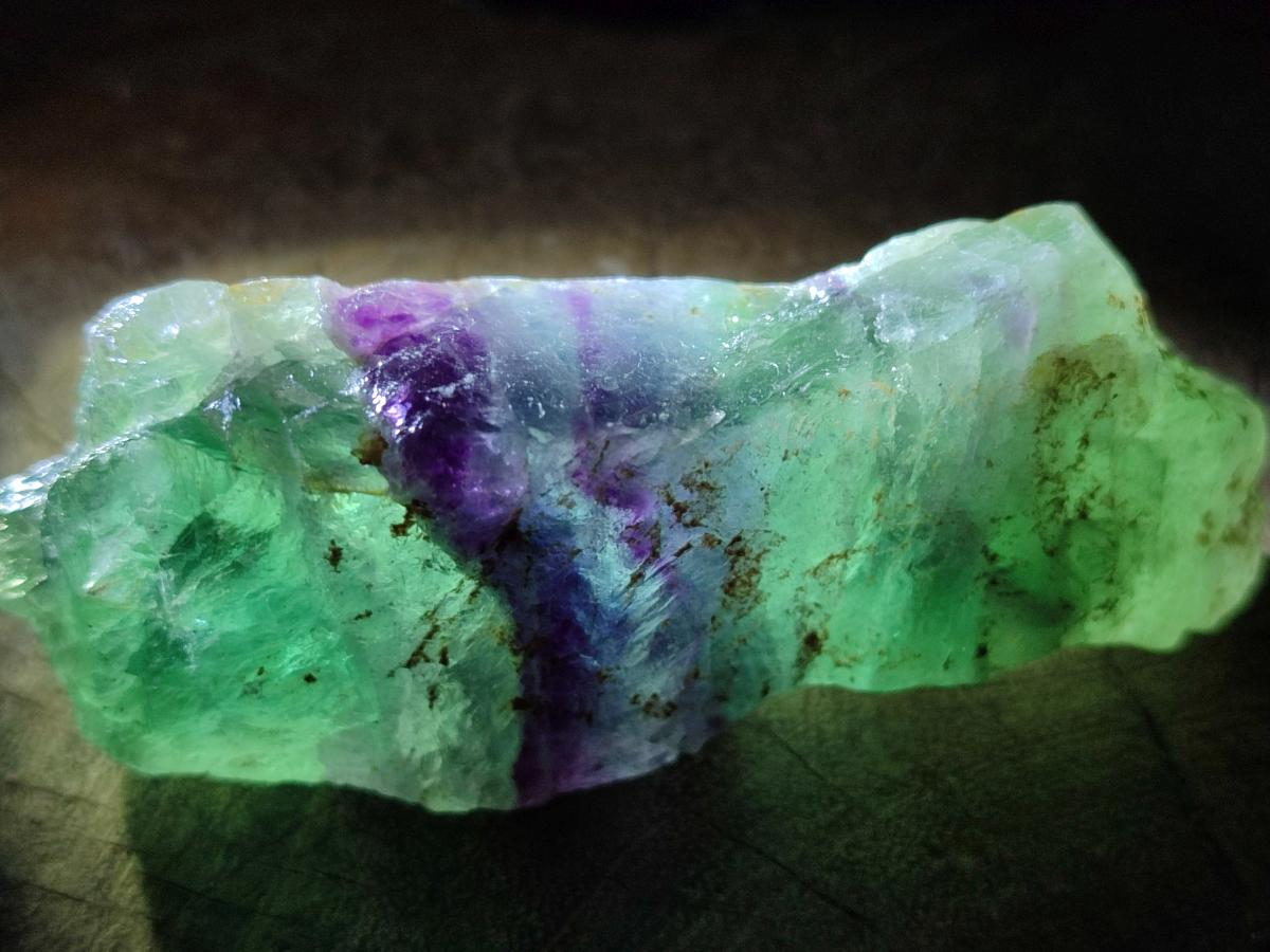 Natural Watermelon Fluorite Cobbed Specimens x 12 From Uis, Namibia