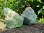 Natural Watermelon Fluorite Cobbed Specimens x 12 From Uis, Namibia