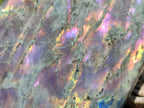 Polished Rare Purple Sunset Flash Labradorite Standing Free Form x 1 From Madagascar