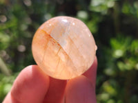 Polished Rounded Golden Healer Quartz Crystal Free Forms x 35 From Ambatofinandrahana, Madagascar