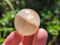 Polished Rounded Golden Healer Quartz Crystal Free Forms x 35 From Ambatofinandrahana, Madagascar