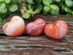 Polished Mini Jewellery Carnelian Agate Gemstone Hearts x 20 From Madagascar