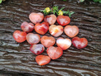 Polished Mini Jewellery Carnelian Agate Gemstone Hearts x 20 From Madagascar