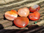 Polished Mini Jewellery Carnelian Agate Gemstone Hearts x 20 From Madagascar