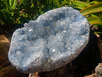 Natural Blue Celestite Geode Specimen x 1 From Sakoany, Madagascar