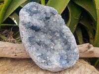 Natural Blue Celestite Geode Specimen x 1 From Sakoany, Madagascar