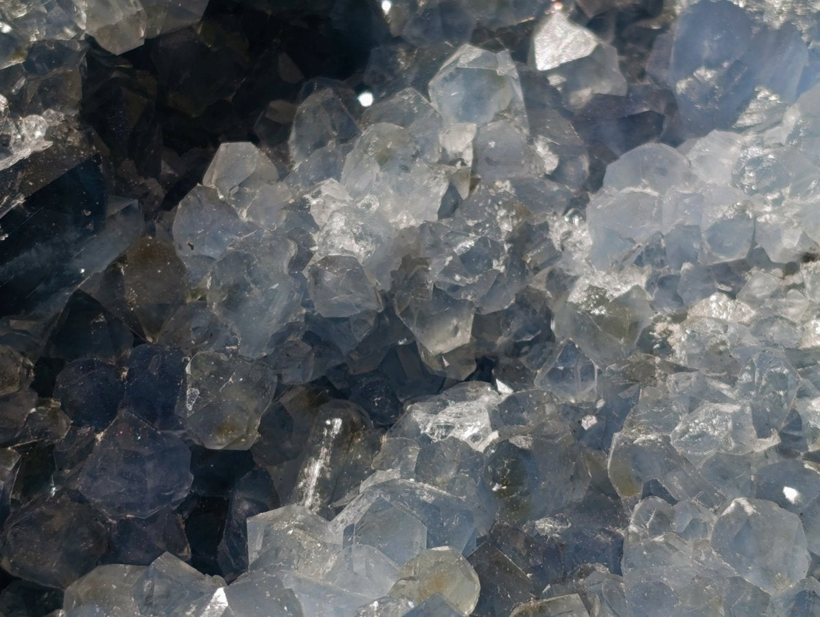 Natural Blue Celestite Geode Specimen x 1 From Sakoany, Madagascar