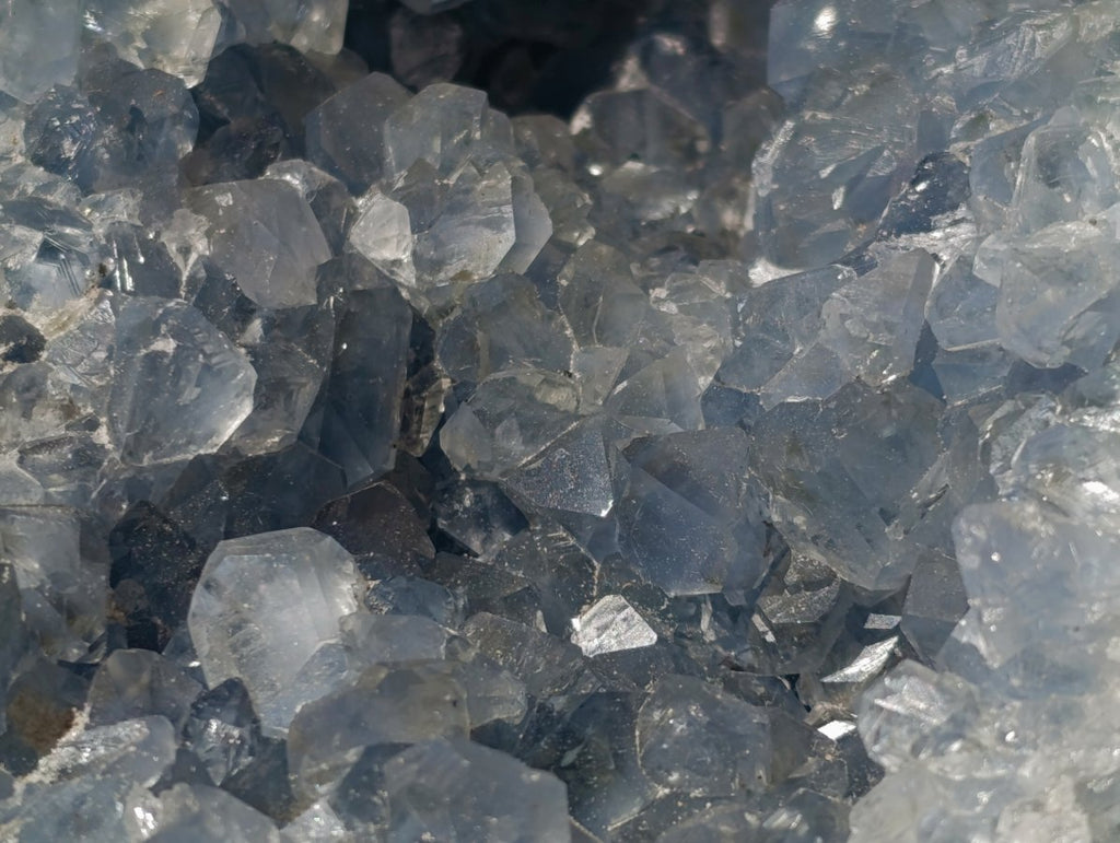 Natural Blue Celestite Geode Specimen x 1 From Sakoany, Madagascar