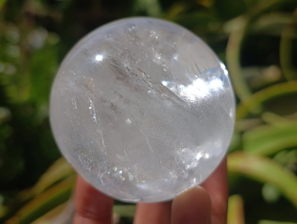 Polished Clear Quartz Crystal Balls x 6 From Madagascar