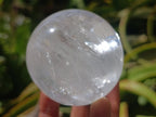 Polished Clear Quartz Crystal Balls x 6 From Madagascar