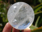 Polished Clear Quartz Crystal Balls x 6 From Madagascar